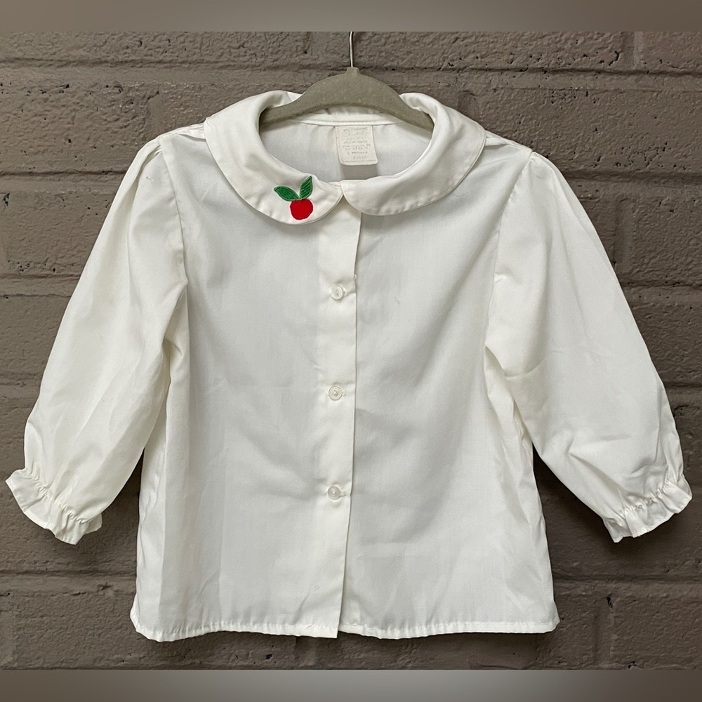 Vintage White Blouse  4 T